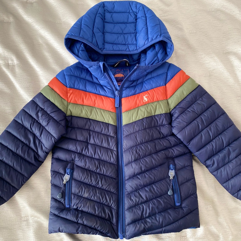JOULES Boys Light Puffer Jacket, waterproof, recycled polyester - Picture 2 of 8